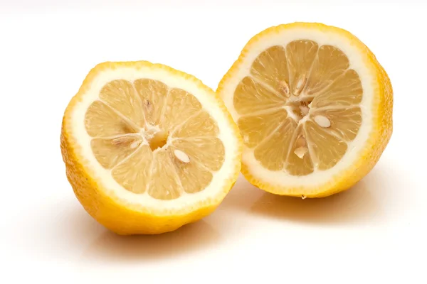 Lemon cut into sections — Stock Photo, Image