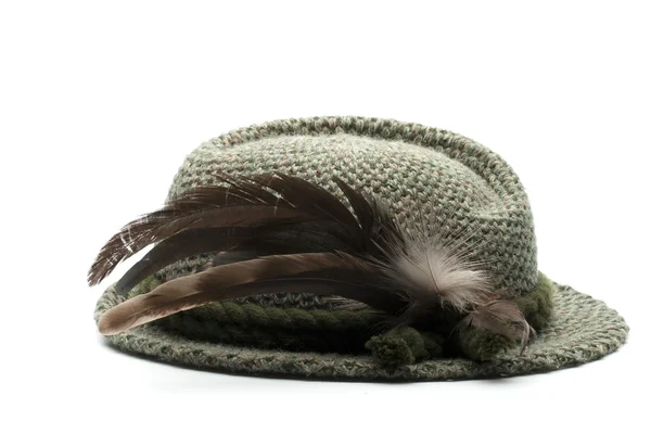 Old-fashioned bavarian man's hat — Stock Photo, Image