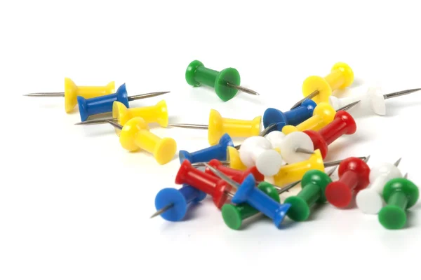 stock image Heap of thumbtacks