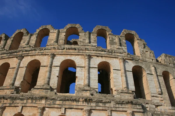 stock image Coliseum in El Djem - Tunisia