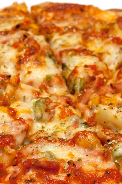 Tasty pizza background — Stock Photo, Image