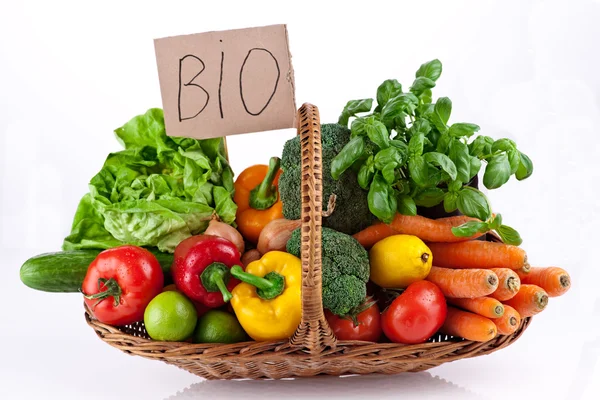 Arrangement biologique de légumes — Photo