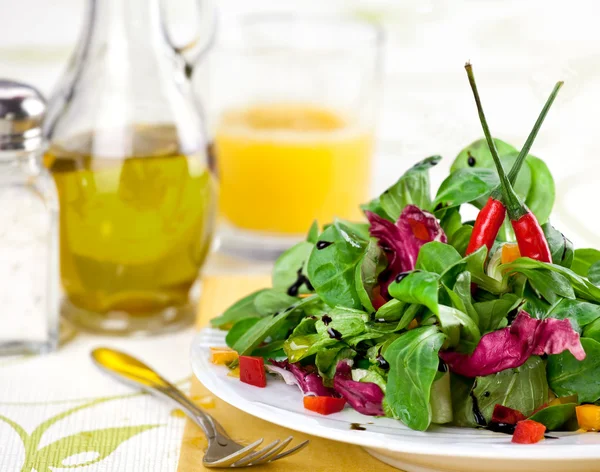 Fresh Green Salad — Stock Photo, Image