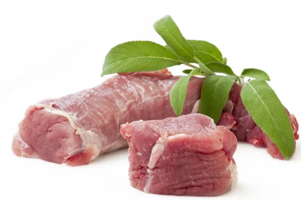 Taze domuz eti bonfile — Stok fotoğraf
