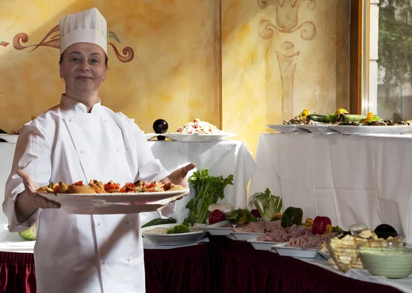 stock image Happy professional chef