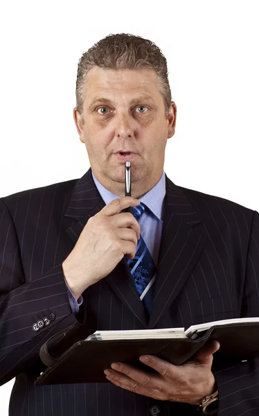 Close-up of a senior businessman — Stock Photo, Image