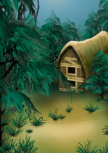 Forest Cottage — Stock Photo, Image