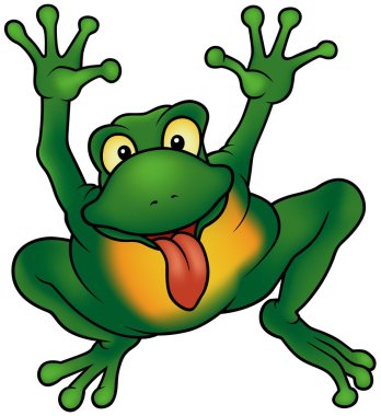 Happy Frog clipart