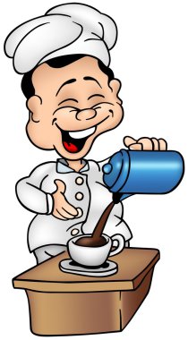 Cook and Coffee clipart