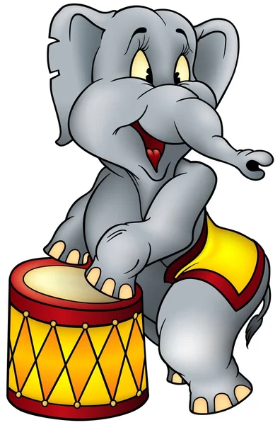 Circus olifant — Stockvector