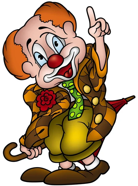 Цирковий клоун — стоковий вектор