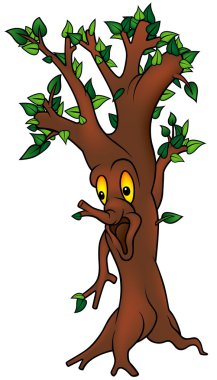 Stunned Green Tree clipart