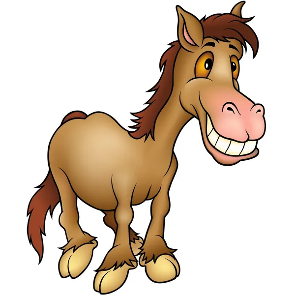 Humorista de caballos — Archivo Imágenes Vectoriales