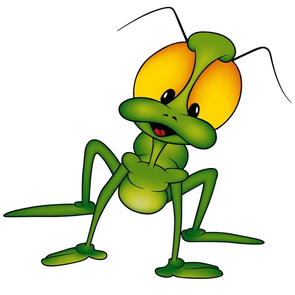 Grüner Käfer — Stockvektor