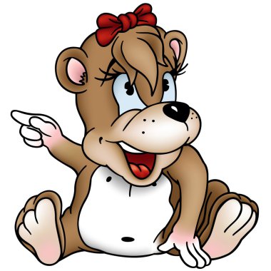 Bear Girl clipart