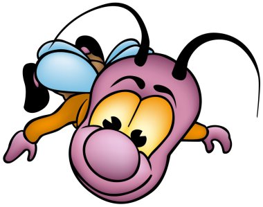 Flying Little Bug clipart