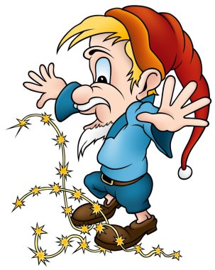 Dwarf and Sparks clipart