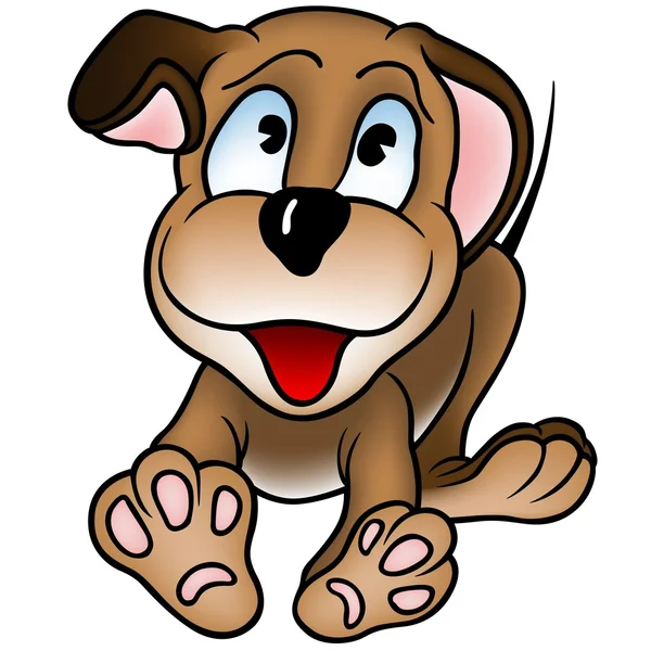 Cheerful Puppy Dog — Stock Vector