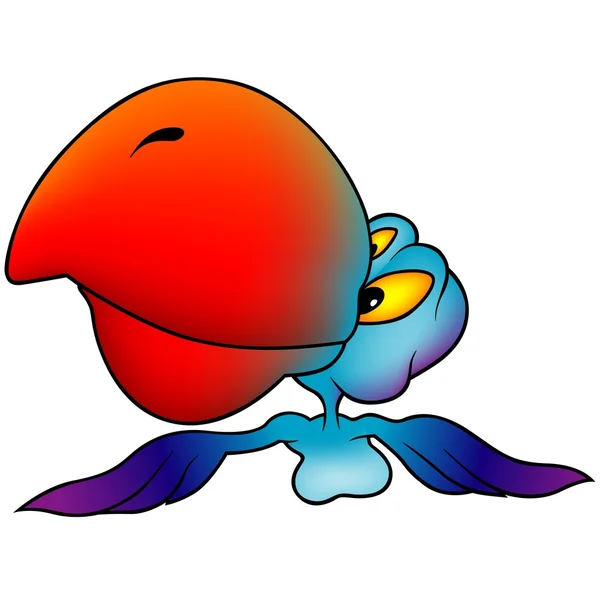 Blauer Papagei — Stockvektor