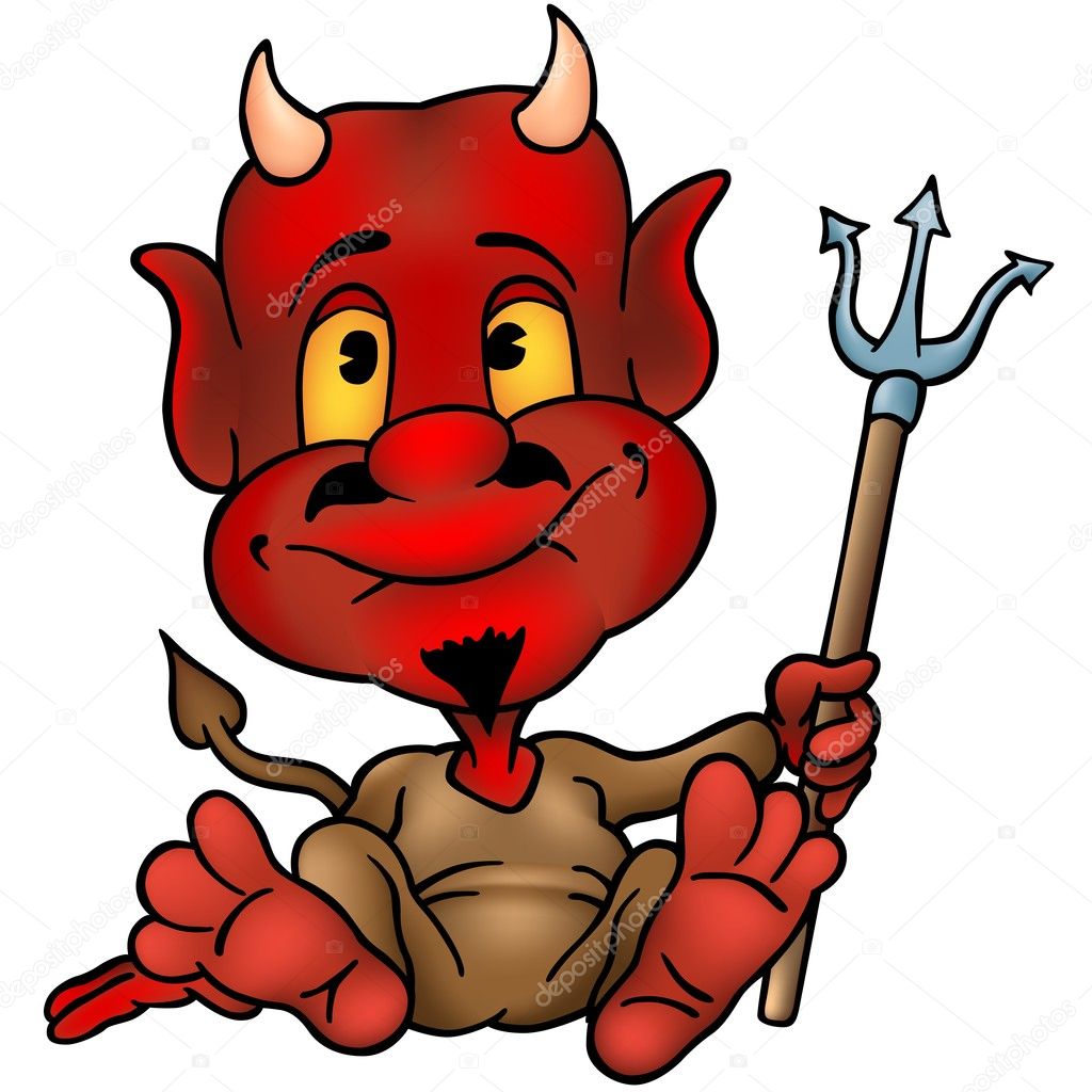 Red cartoon devil Vector Art Stock Images | Depositphotos