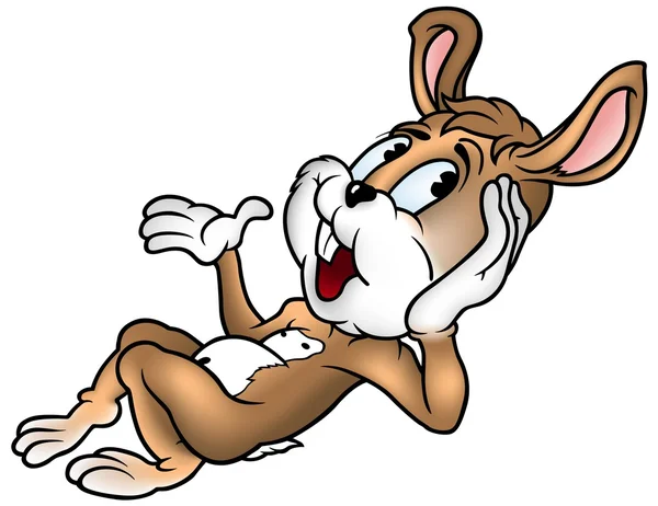 Relaxační králík — Stockový vektor
