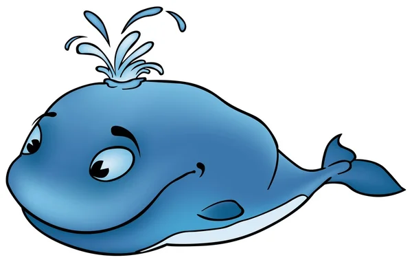 Kék bálna — Stock Vector