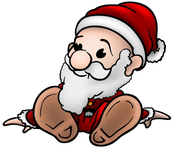 Pequeño Santa Claus — Vector de stock
