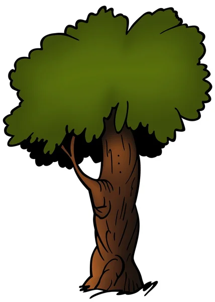 Ветвистое дерево — стоковый вектор