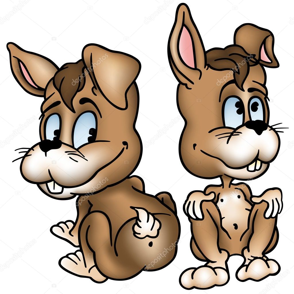 Two Rabbits Stock Vector Image by ©dero2010 #2961945
