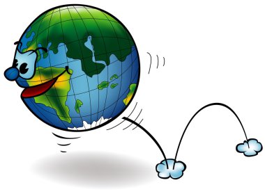Smiling Earth clipart