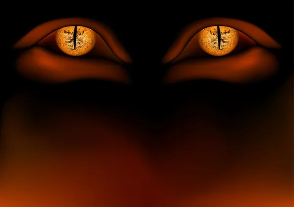 Oczy demona — Wektor stockowy