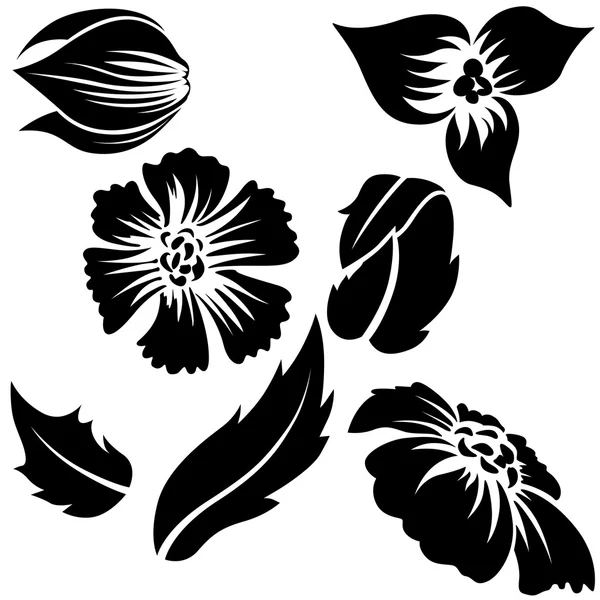 Квіткові елементи — стоковий вектор