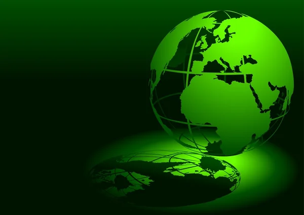 Зеленый шар — стоковый вектор