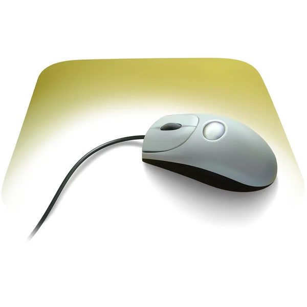 Myš na počítač — Stockový vektor