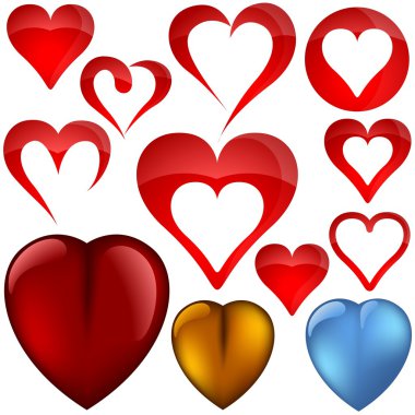 Heart Icons clipart