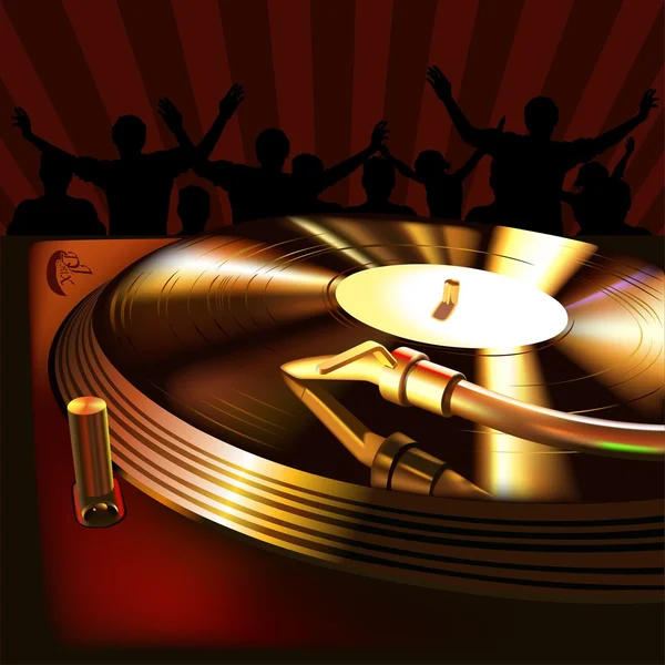Panneau DJ Mix — Image vectorielle