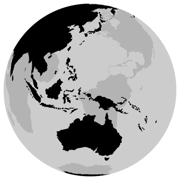 Terra - Austrália — Vetor de Stock