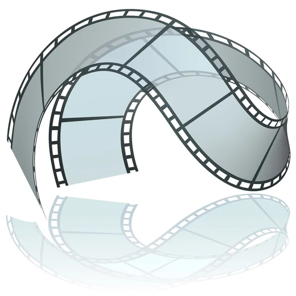Film bouclé — Image vectorielle