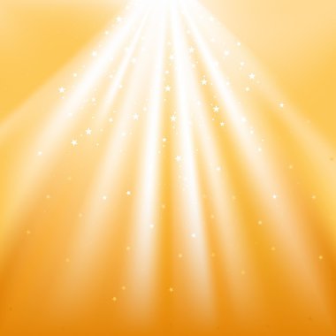 Light Beams and Stars clipart
