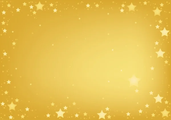 Gold Stars Background — Stock Vector