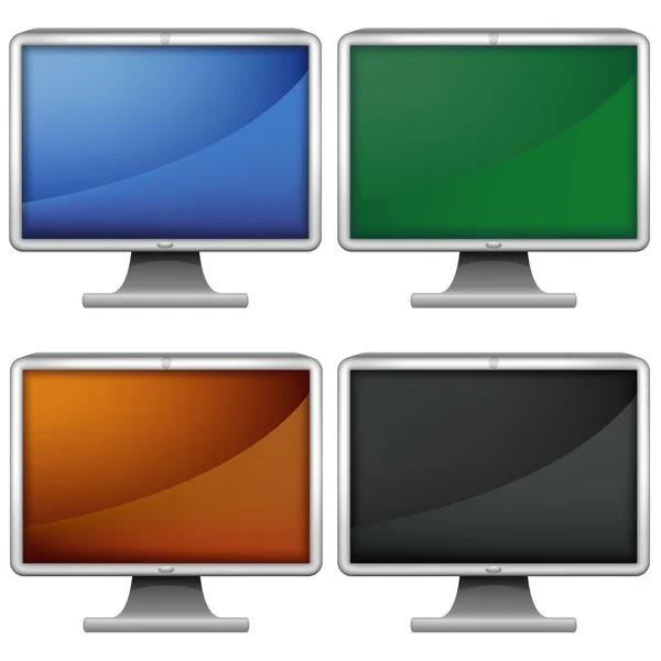 Monitores LCD — Vetor de Stock