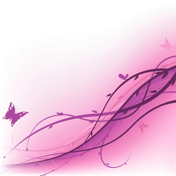 Floral Violet — Image vectorielle