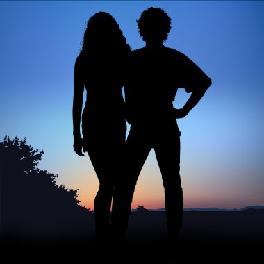 Young Lovers clipart