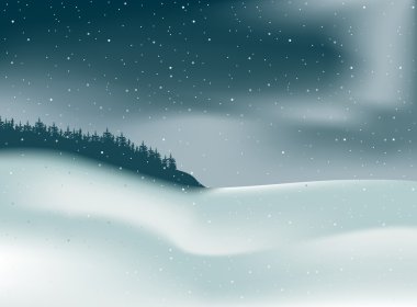 Winter Landscape clipart