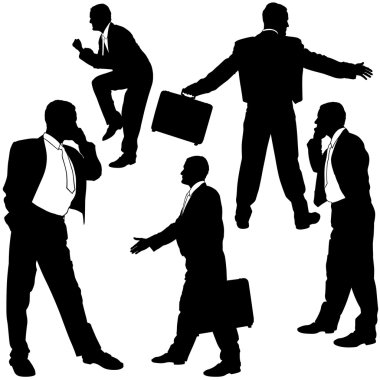 Working Businessman clipart