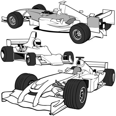 Racing Cars clipart