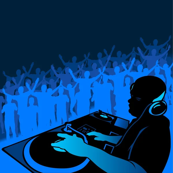 DJ μουσικής — Διανυσματικό Αρχείο