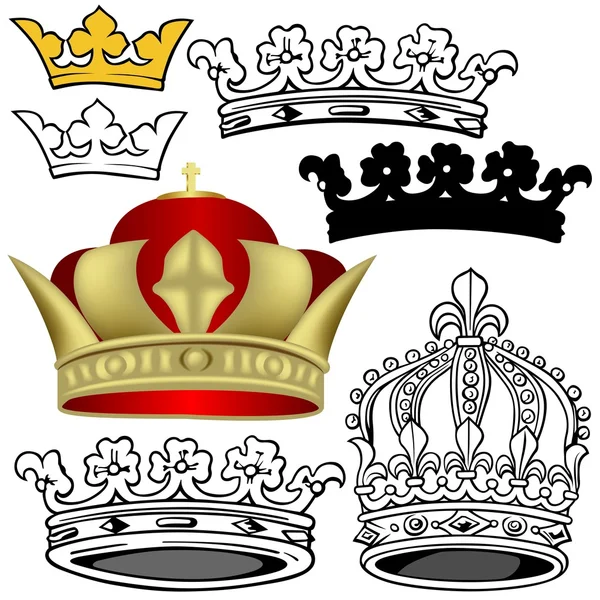 Couronne royale — Image vectorielle