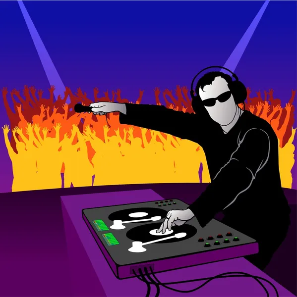 DJ πάρτυ — Διανυσματικό Αρχείο