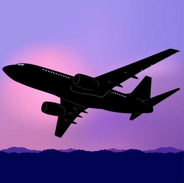 Avions volants — Image vectorielle